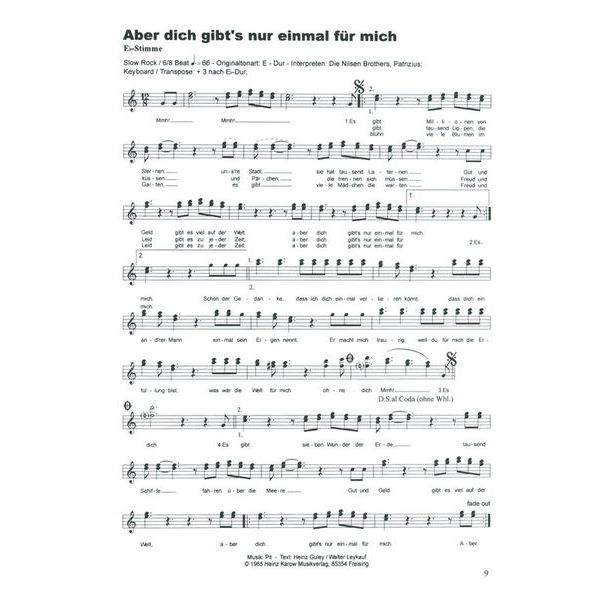 Musikverlag Hildner 100 Hits für Bb & Eb