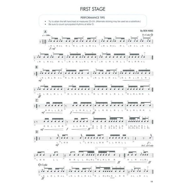 Hal Leonard Rudimental Drum Marching Snare