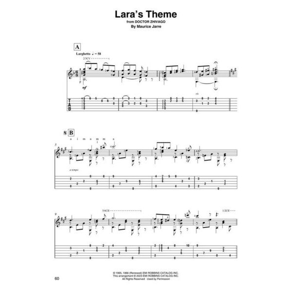 Hal Leonard Movie Themes Classical Guitar