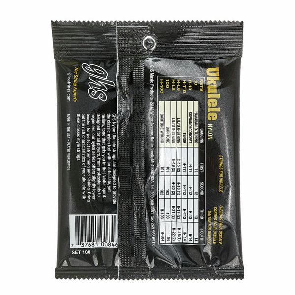 GHS Ukulele String Set Baritone