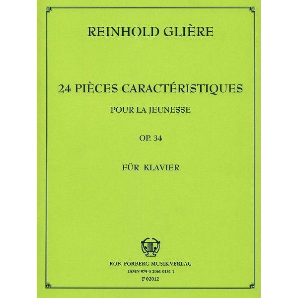 Robert Forberg Musikverlag Glière Pieces Characteristique