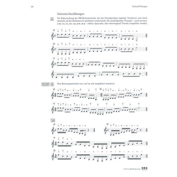 AMA Verlag Technik Moderne Konzertgitarre