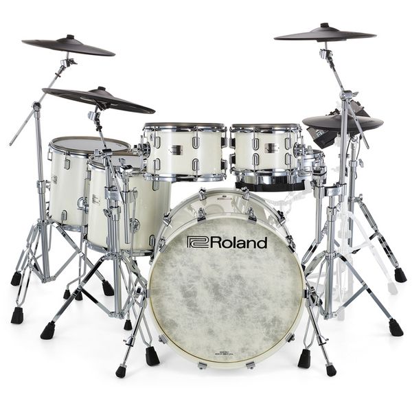 Roland VAD716-PW E-Drum Set Bundle