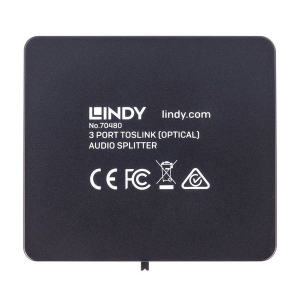 Lindy 3 Port TosLink Splitter