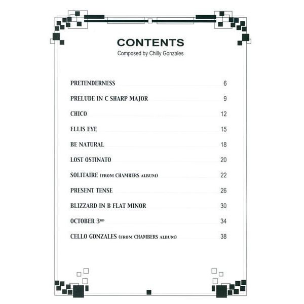 Editions Bourges Chilly Gonzales NoteBook 3