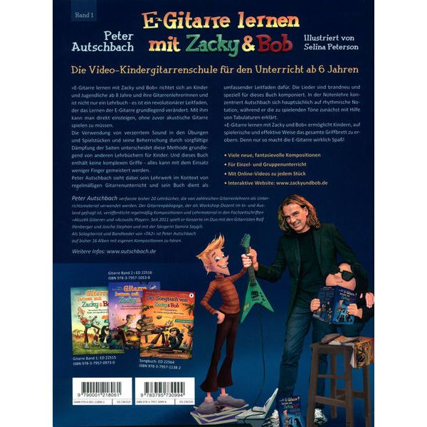 Schott E-Gitarre Lernen Zacky & Bob 1