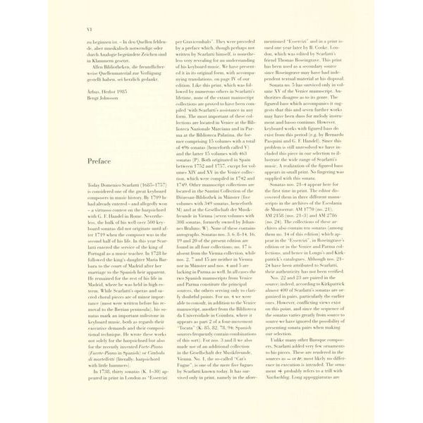 Henle Verlag Scarlatti Klaviersonaten I