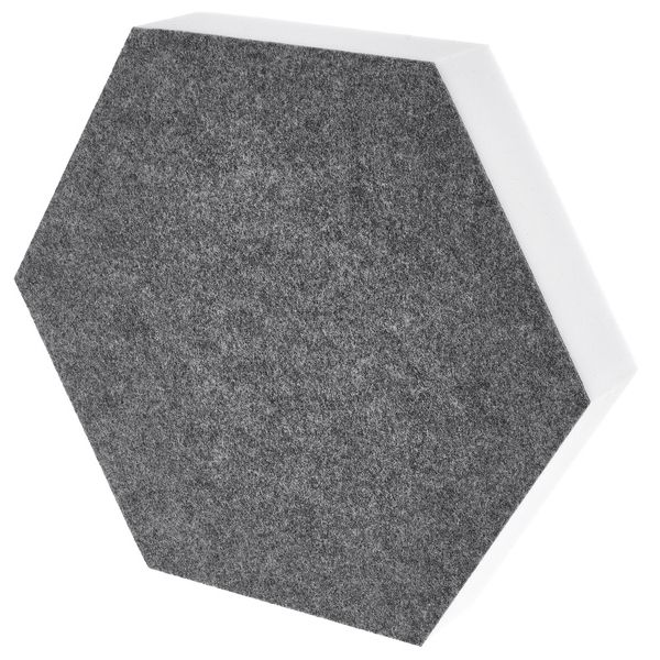 t.akustik Hexagon Melamine Grey 50