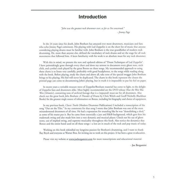 Alfred Music Publishing Drum Techniques Led Zeppelin