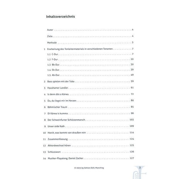 Edition Dux Tuba in der Volksmusik