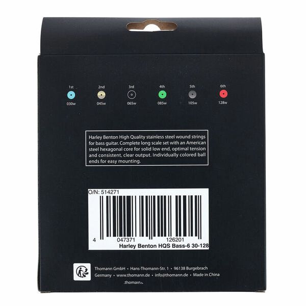 Harley Benton HQS Bass-6 30-128