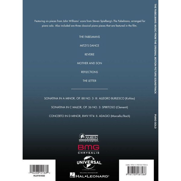 Hal Leonard The Fabelmans