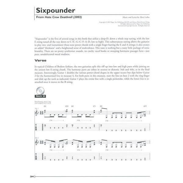 Hal Leonard Children Of Bodom Legendary