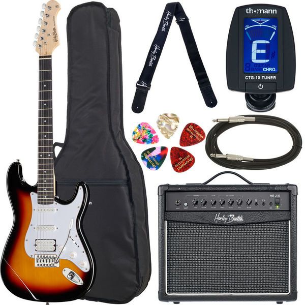 Harley Benton ST-20HSS SB Standard Bundle