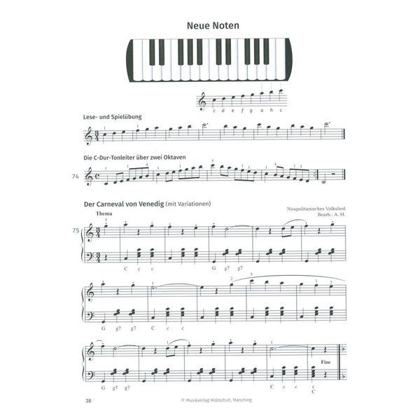 Holzschuh Verlag Neue Akkordeon Schule 1