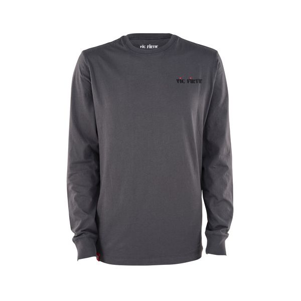 Vic Firth Gray Long Sleeve Tee M