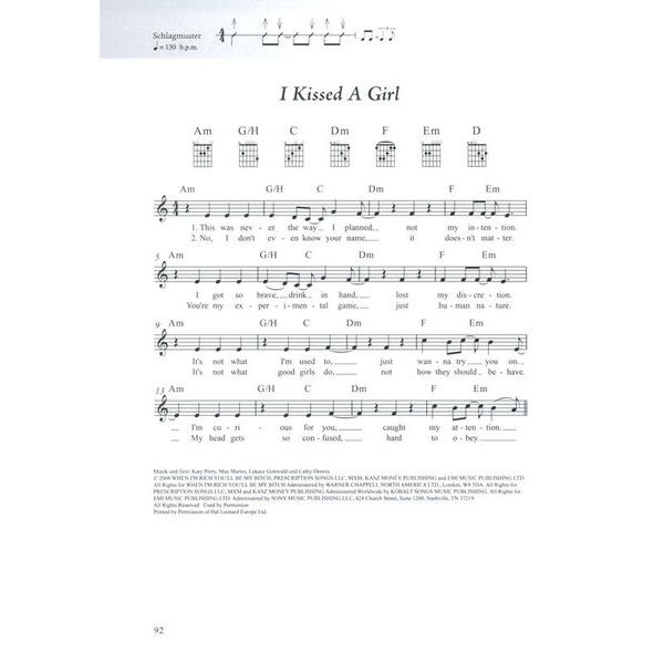 Schott Rock & Pop Fetenbuch Gitarre 2