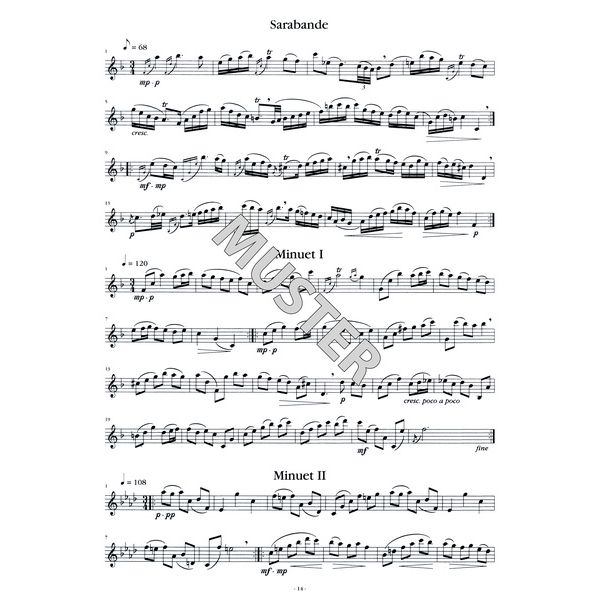 Advance Music Bach 6 Suiten Saxophone