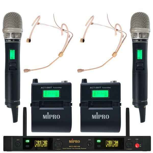 Mipro ACT-5800 MU-506HS/MU-59 Quad