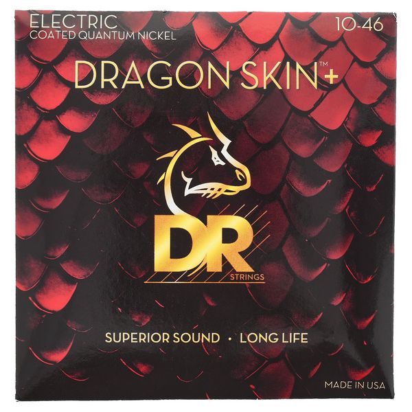 DR Strings Dragon Skin+ DEQ-10 Coated