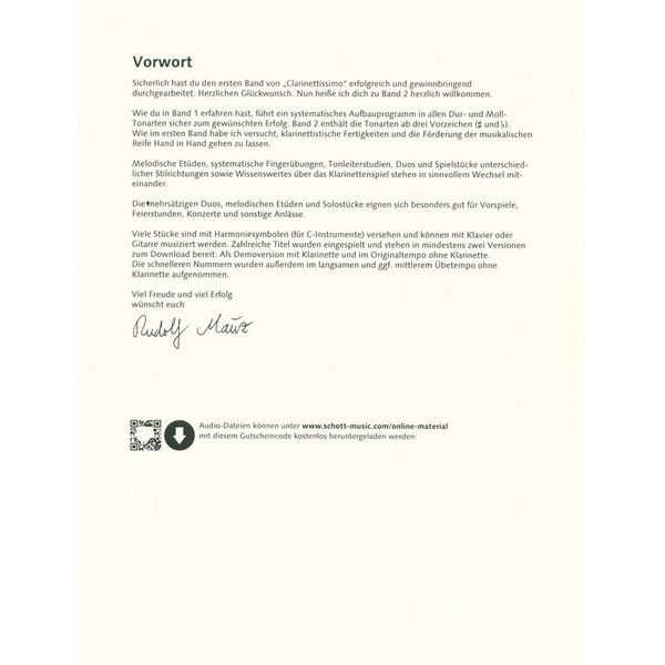 Schott Clarinettissimo 2