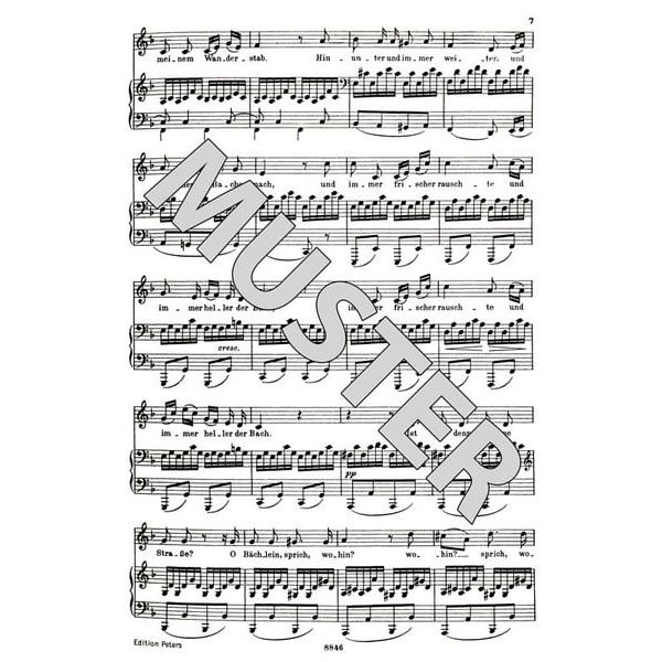Edition Peters Schubert Lieder 1 Mittel