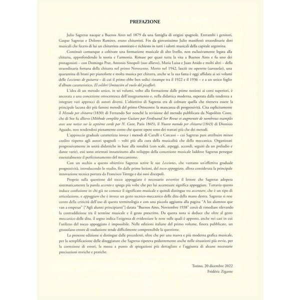 Ricordi Sagreras Lezioni di Chitarra