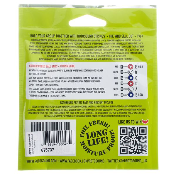 Rotosound Roto Greens R8