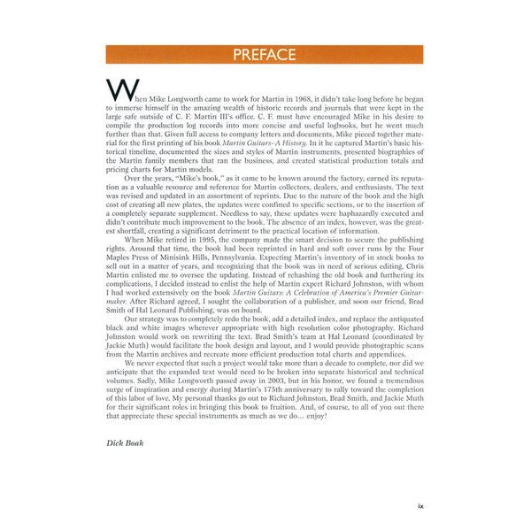 Hal Leonard Martin Guitar A History