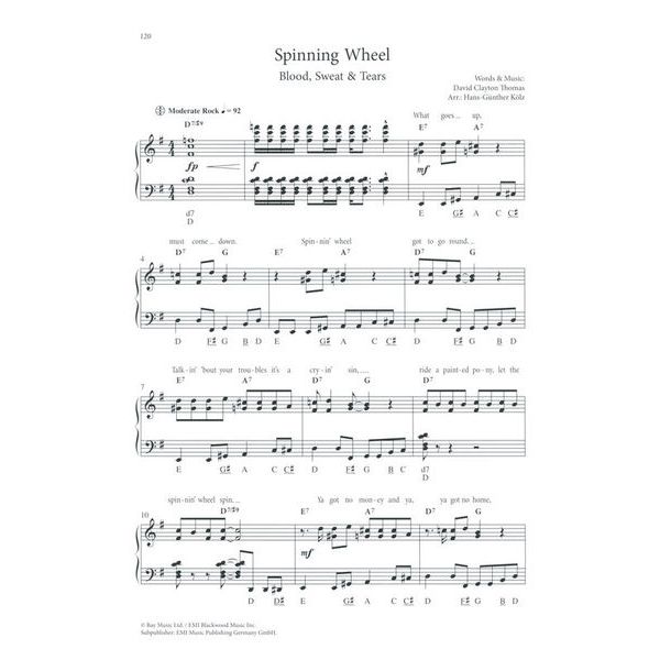 Holzschuh Verlag Kultsongs 70 Akkordeon