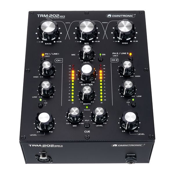 Omnitronic TRM-202 MK3 HP Bundle