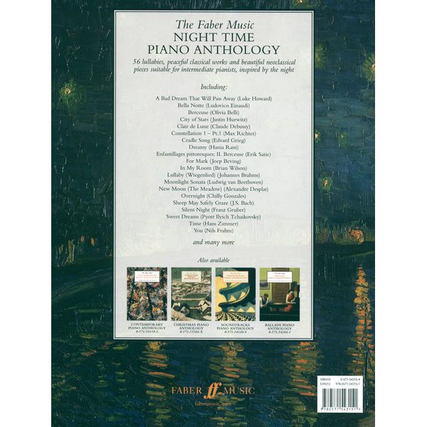 Faber Music Night Time Anthology