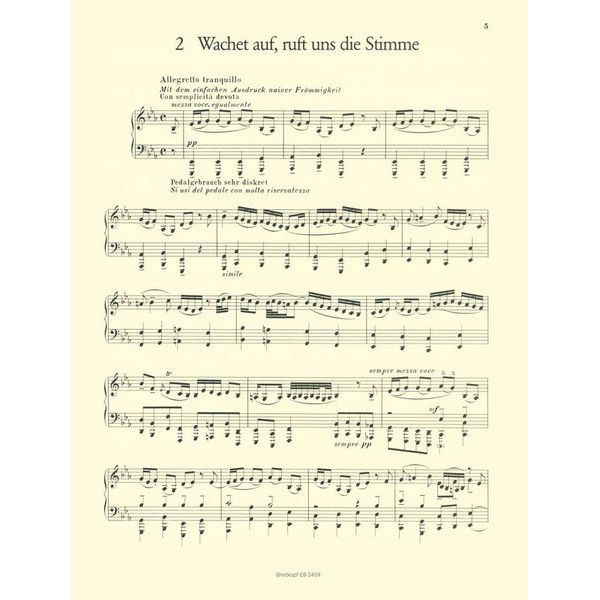 Breitkopf & Hrtel Bach Choralvorspiele 1