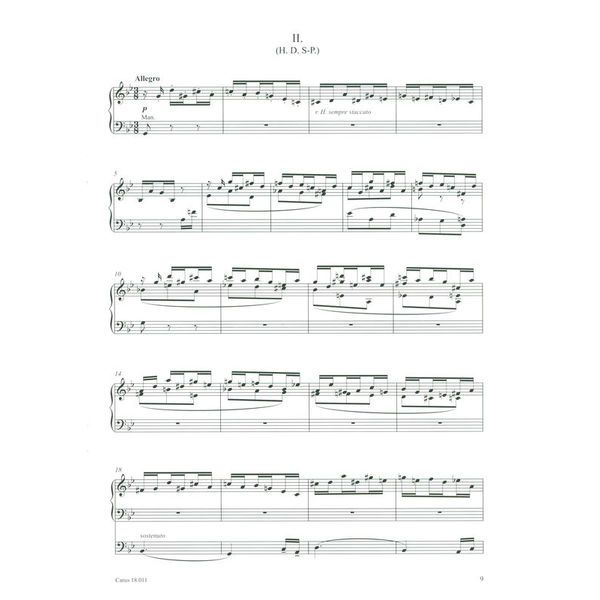 Carus Verlag Elgar Enigma-Variationen Orgel