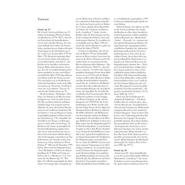 Henle Verlag Beethoven Fünf Klaviersonaten