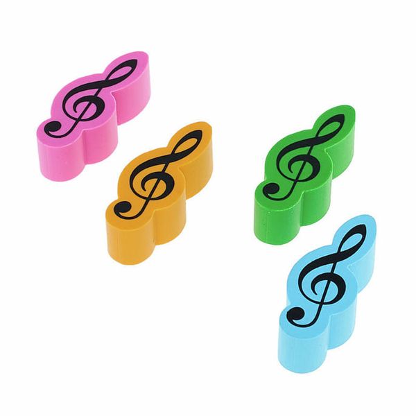 agifty Eraser Violin Clef 4er Set
