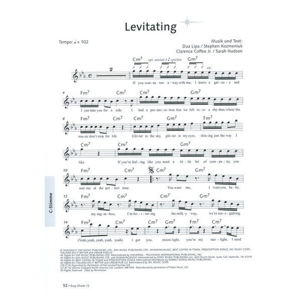 Music Factory Easy Charts Play-Along 12