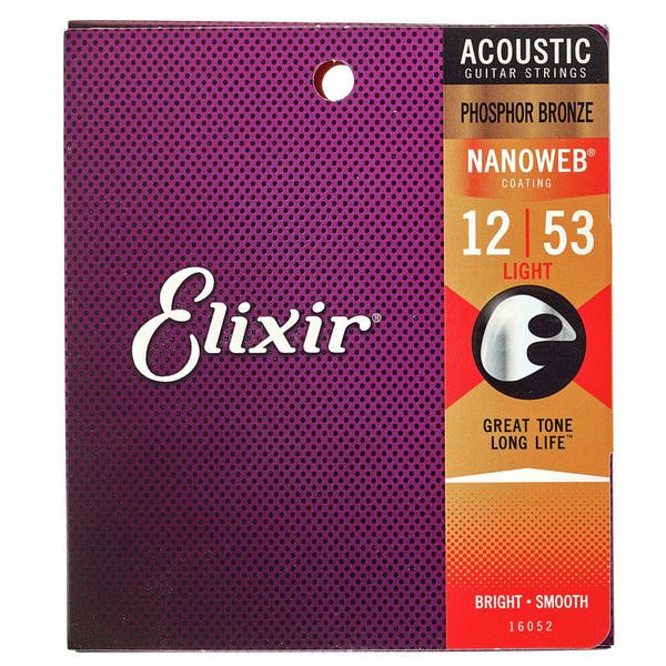 Elixir Nanoweb Light Phosphor Bronze