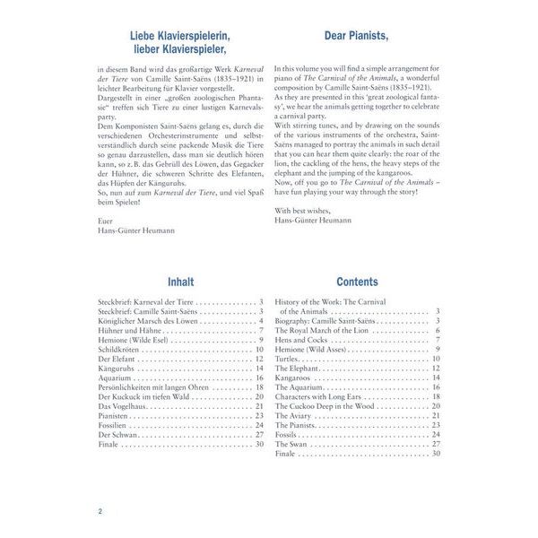 Schott Saint-Sans  Karneval d. Tiere