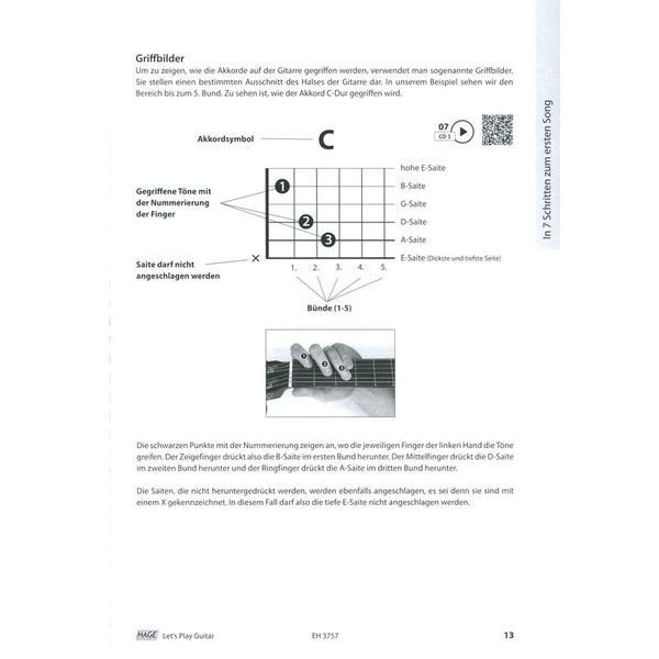 Hage Musikverlag Let's Play Guitar 1