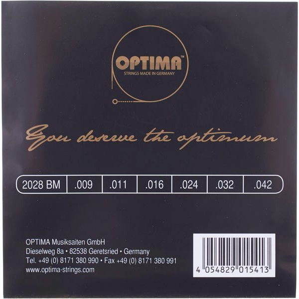 Optima Brian May Signature Strings
