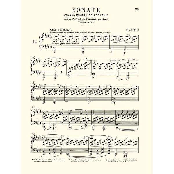 Henle Verlag Beethoven Klaviersonaten 1