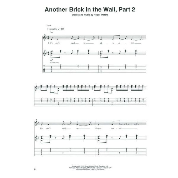Hal Leonard Guitar Play-Along Pink Floyd