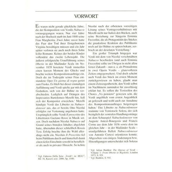 Edition Eulenburg Verdi Nabucco Ouvertüre