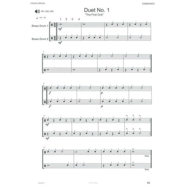 Leu Verlag 41 Drum Duets