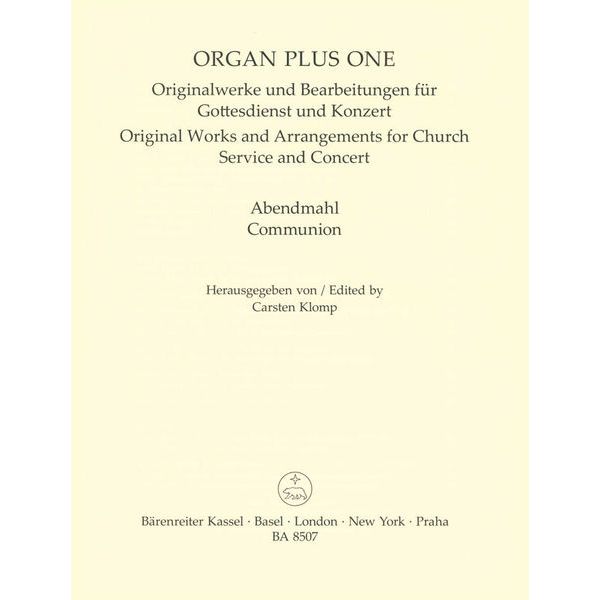 Brenreiter Organ Plus One Abendmahl