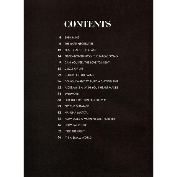 Hal Leonard Disney Peaceful Piano Solos 1