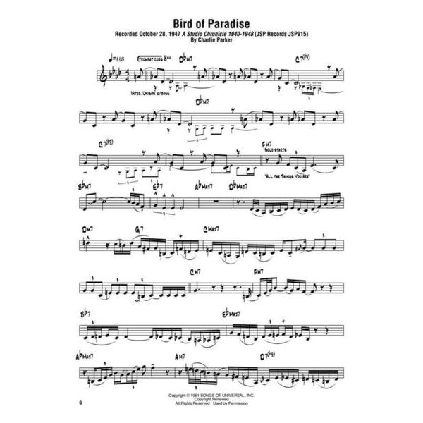 Hal Leonard Charlie Parker Omnibook C 2