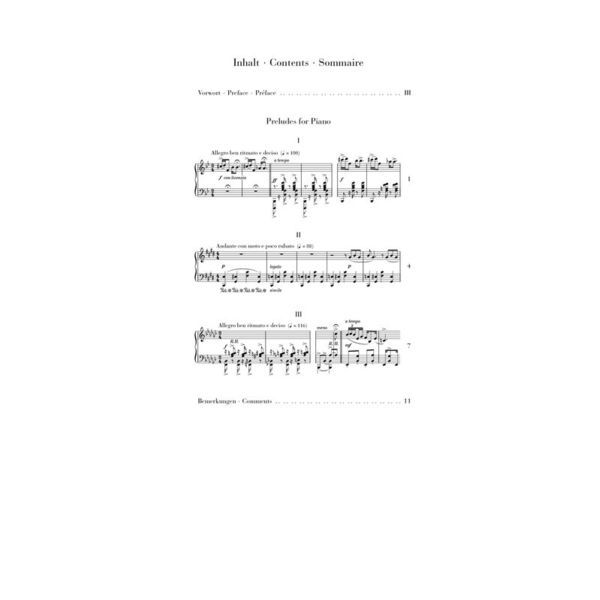 Henle Verlag Gershwin Preludes For Piano