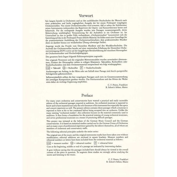 Schott Orchester Probespiel Viola